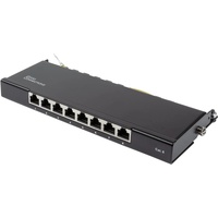 Alcasa GC N0112 - Patchpanel, 8-Port Cat.6, 0,5 HE