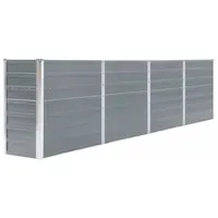 VidaXL Hochbeet 320 x 40 x 77 cm Grau