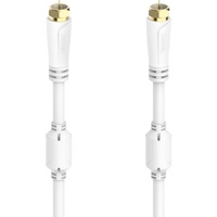Hama SAT-Anschlusskabel F-Stecker - F-Stecker, vergoldet, 1,5 m, 100
