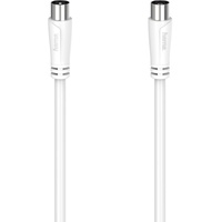 Hama Antennen-Kabel, Koax-Stecker - Koax-Kupplung, 1,5 m, 90 dB
