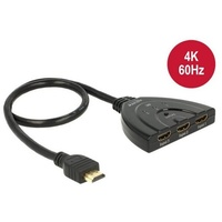 DeLock HDMI UHD Switch 3 x HDMI in >