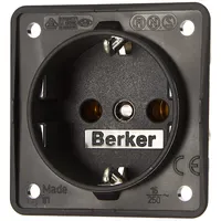 Berker Schuko-Steckdose anthrazit matt 1 St.
