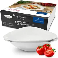 Villeroy & Boch Pastaschalen Set 2-tlg. Weiß