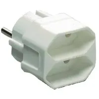 REV Ritter REV Adapter mit Schalter 2+1-fach weiß