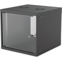 Intellinet Network Solutions Intellinet Wandschrank 9HE, Sicherheitsglastür, IP2X, schwarz,