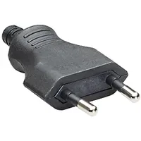 Bachmann 900.010 Eurostecker Kunststoff 250V Schwarz IP20 1 Stück