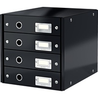 Leitz Schubladenbox Click & Store schwarz 6049-00-95, DIN A4