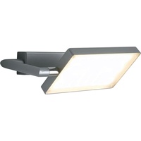 ECO-Light Luce Design LED-Wandleuchte Book 1-flammig Silber 15 cm