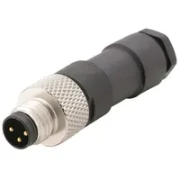 Phoenix Contact Stecker M8 gerade 3pol. SACC-M 8MS-3CON-M