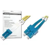 Digitus DK-292SCA3LC-02 Glasfaser LWL Patchkabel, Duplex, 2m