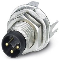 Phoenix Contact 1455997 Sensor-/Aktor-Einbausteckverbinder M8 Stecker, Einbau Polzahl: 3