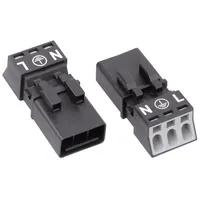 WAGO 890-213 Netz-Steckverbinder WINSTA MINI Stecker, gerade Gesamtpolzahl: 2