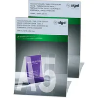 Sigel Tischaufsteller DIN A4 einseitig, 2 St.