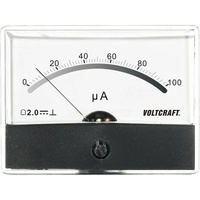 VOLTCRAFT AM-86X65/100μA AM-86X65/100μA Einbau-Messgerät AM-86X65/100μA/DC Drehspule