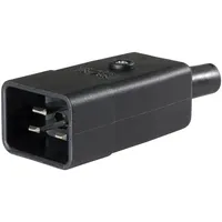 As - Schwabe AS Schwabe 62084 Kaltgeräte-Steckverbinder Stecker, gerade