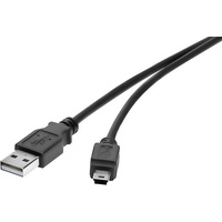 Renkforce USB 2.0 USB-A Stecker, USB-Mini-B Stecker 0.30 m