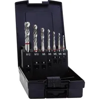 EXACT 43694 Maschinengewindebohrer-Set 7teilig metrisch Rechtsschneidend DIN 371 HSS-E
