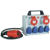 Brennenstuhl CEE Stromverteiler 2 m Blau/Grau/Rot/Schwarz