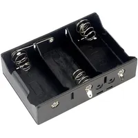 TRU Components BH-131D Batteriehalter 3x Mono (D) Lötanschluss