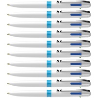 Schneider 138049 Take 4 Kugelschreiber mehrfarbig (4 Farben, Minen