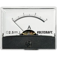 VOLTCRAFT AM-60X46/3A/DC AM-60X46/3A/DC Einbau-Messgerät AM-60X46/3A/DC 3 A Drehspule