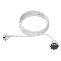 Bachmann Netzkabel Schuko-Verlängerung weiß, 4m 341.287