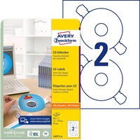Zweckform Avery Zweckform CD-Etiketten, 117mm, weiß,