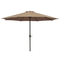 DEGAMO Marktschirm Aluminium 300cm mit Kurbel, Gestell Aluminium, Material