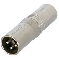 Neutrik NA3MM XLR-Adapter XLR-Stecker - XLR-Stecker 1St.