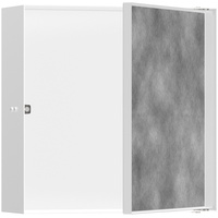 Hansgrohe XtraStoris Rock Wandnische mit befliesbarer Tür, mattweiß