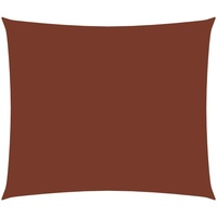 VidaXL Sonnensegel Oxford-Gewebe Rechteckig 3x4 m Terrakottarot