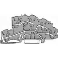 WAGO 2003-7646 Installationsetagenklemme, N/L/PE 2,5/4qmm grau