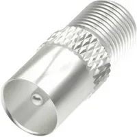 Hama 00205223 F-Koax-Adapter Anschlüsse: F-Buchse, Koax-Stecker IEC 1St.