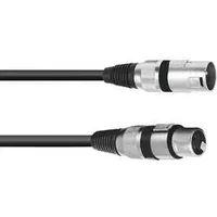 Omnitronic XLR-Kabel schwarz 1.0m 30220405