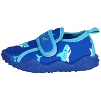 Playshoes Unisex Kinder Aquaschuhe Wassersportschuh, Hai, 24/25 EU