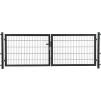 Floraworld Doppeltor Comfort Einstabmattenfüllung Verzinkt 160 x 300 cm