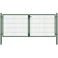 Floraworld Doppeltor Classic Einstabmattenfüllung Grün 125 x 300 cm