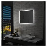 VidaXL Badezimmer-Wandspiegel mit LEDs 80x60 cm