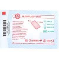 1001 Artikel Medical Rudavlies-steril Verbandpflaster5x7 cm