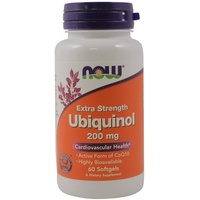 NOW Foods Ubiquinol 200 mg 60 Softgels)