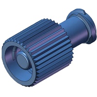 B. Braun Proset Combi-stopper blau 25 Stück