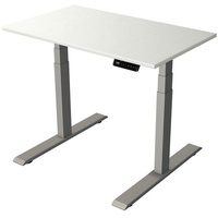 Kerkmann Move 2 elektrisch höhenverstellbarer Schreibtisch weiß rechteckig, T-Fuß-Gestell
