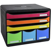 Exacompta Schubladenbox STORE-BOX Maxi, 6 Schubladen