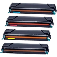Ampertec 4 Ampertec Toner ersetzt Lexmark C M Y