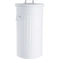 BUTLERS ZINC Mülltonne 'Oskar' 40l