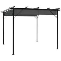 VidaXL Pergola 3 x 3 m anthrazit