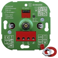 EHMANN 5500x0100 Drehdimmer Geeignet für Leuchtmittel: LED-Lampe, Halogenlampe, Glühlampe