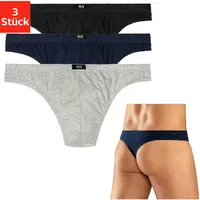 H.I.S. String 3er Pack blau S