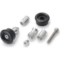 Daytona Lenkerendenspiegel Adapter UNIVERSAL Schwarz