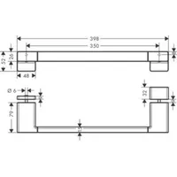 Hansgrohe AddStoris Duschtürgriff, 41759670